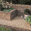 Moorland Walling in Autumn Brown with Moorland Coping and Edging in Autumn Brown and Cotswold  Decorative Aggregate