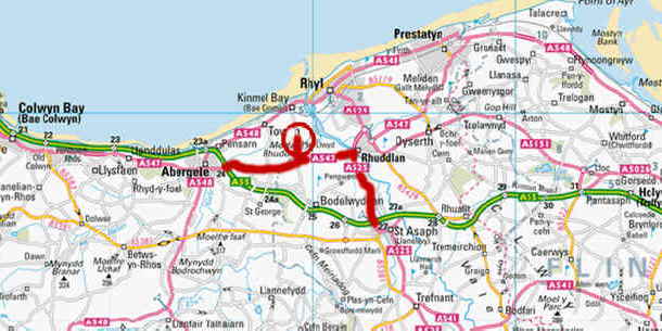 Barneys location map and travel directions