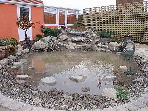 Pond and Waterfall Feature