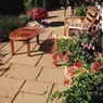 Rivenstone Paving in Cotswold Buff