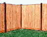vertical board fencing panels