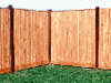 vertical board fence panel